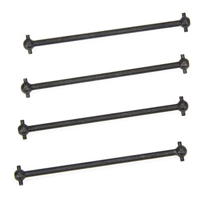 Front/Rear Center Driving Dogbone Shaft C06061 84MM Iron Black for 1/10 RC Hobby Model Car HPI HSP,COJOYS,4PCS (Black)