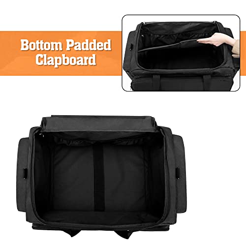 DSLEAF RC Storage Bag for 1/8 & 1/10 Car, Portable RC Carry Case, Bag Only | Multiple Pockets for Batteries, Charger, Tools and Other Accessories, Portable Handle and Adjustable Shoulder Strap