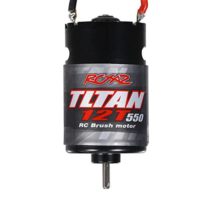 550 Brushed Motor 12T 21T 29T 35T for for 1/10 RC Scale Rock Crawler Off-Road Car TRAXXAS TRX4 TRX6 Redcat Axial SCX10 (550, 12T Brushed Motor) - style: 550, 12T Brushed Motor