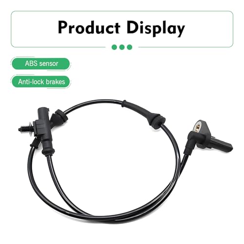 1 PC Rear Left/Right ABS Wheel Speed Sensor, OEM 3630050U2010 Anti-lock Brake Sensor Direct Replacement, High Temperature Resistant Durable Design, Compatible with Heyue Models (Black)