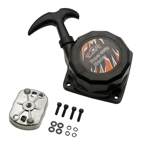 45CC Engine Super Easy Pull Start with Starter Dial Black for 1/5 Rovan Losi 5ive T RC CAR Parts - color: Black