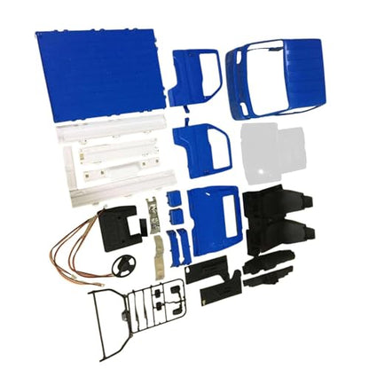 RC Car Body Shell for WPL D12 1:16 Scale Crawler, Blue