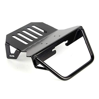 LCX Racing 1/10th RC Crawler Car Metal Front Bumper for TRX4 TRX-4 TRX6 TRX-6 6×6 G63, Upgrades Parts Accessories