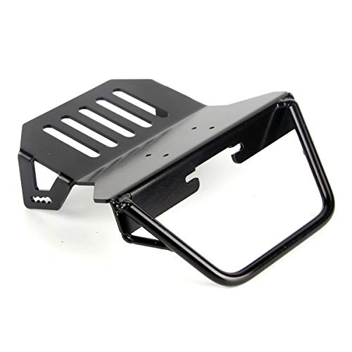 LCX Racing 1/10th RC Crawler Car Metal Front Bumper for TRX4 TRX-4 TRX6 TRX-6 6×6 G63, Upgrades Parts Accessories