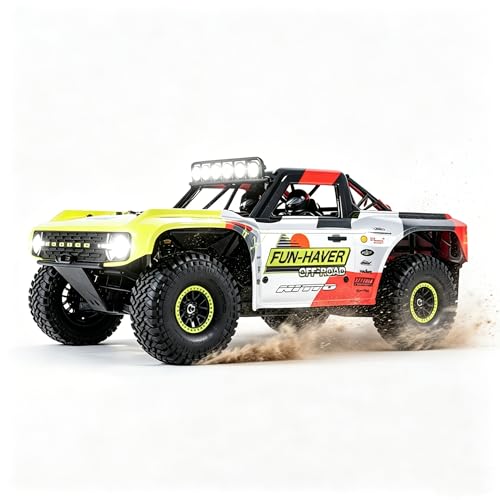 BEEZRC FMS 1/7 Brushless Ford Bronco RTR EB,RC Short Course Truck Fast rc up to 80km/h,High Speed RC Off-Road,4x4 RC Truck Hobby RC Waterproof, Remote Control Car for Adults RS, Racing Livery 2024 - color: Livery 2024