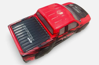 1/10 Scale RC Painted Drift Racing Touring On-Road Car Body Shell for Pick Up Truck F150 Style (Red) - color: Red