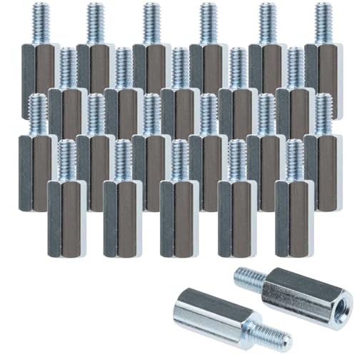 Kado M4x14mm Hex Stainless Steel Standoff Spacer Screw Nut Bolt Set 64pcs | Wall Mount Spacer Adapter for Desktop/Portable Monitor, Motherboard Prototyping Accessories for PCB, Computer & Circuit Board - style: 64-Pack