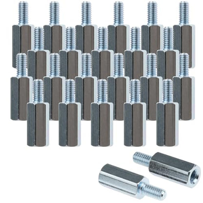 Kado M4x14mm Hex Stainless Steel Standoff Spacer Screw Nut Bolt Set 64pcs | Wall Mount Spacer Adapter for Desktop/Portable Monitor, Motherboard Prototyping Accessories for PCB, Computer & Circuit Board - style: 64-Pack
