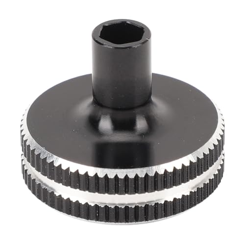 RC Short Nut Driver, Aluminum Alloy Short Hex Socket Wrench Sleeve, Premium RC Car Hexagonal Wheel Tool with Ergonomic Handle, Durable Short Nut Driver for RC Truck Crawler Mainten (5MM) - size: 5MM
