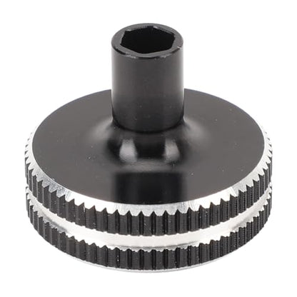 RC Short Nut Driver, Aluminum Alloy Short Hex Socket Wrench Sleeve, Premium RC Car Hexagonal Wheel Tool with Ergonomic Handle, Durable Short Nut Driver for RC Truck Crawler Mainten (5MM) - size: 5MM