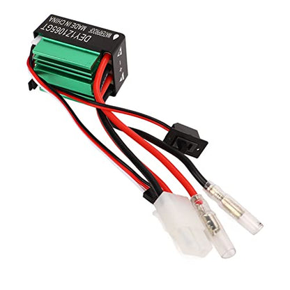 RC Brushed ESC, 65A Electronic Speed Controller with Anti-Interference & Protection, for RC Cars Boats Racing Marine Hobbyists