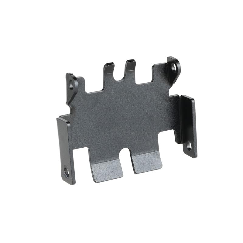 KYX Racing Stainless Steel Chassis Protective Plate Skid Plate Guard Chassis Guard Board Front Rear Axle Guard Plate Upgrades Accessories for 1/18 RC Crawler Car Traxxas TRX4M
