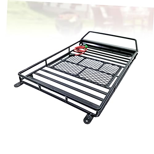 Rc Crawler Car Roof Luggage Holder Roof Rack Light Bar for Scale Vehicles