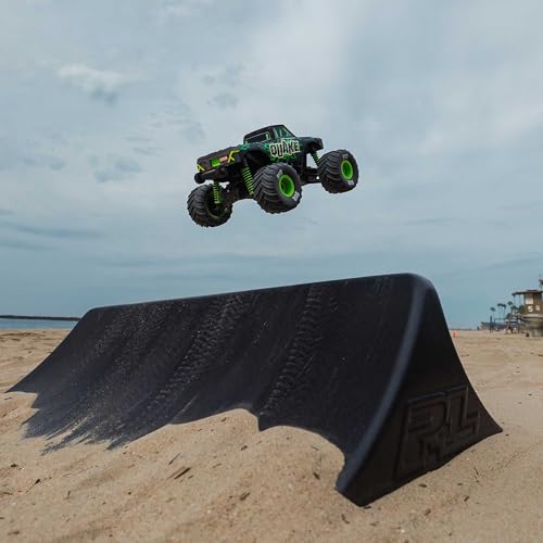 ARRMA 1/16 Quake GROM 4X4 RTR Brushed Monster Truck, Green | RC Truck, Battery & Charger Included, ARA2137T2 - color: Green