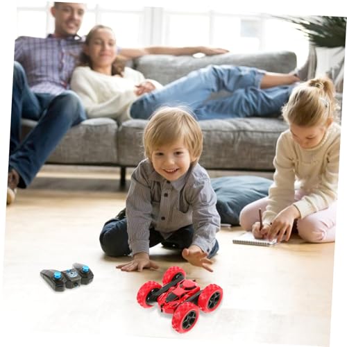 Double-Sided Off-Road Car Rotation High-Speed Flips Trick Vehicle for Design Crash-Resistant Car for Indoor Outdoor Play
