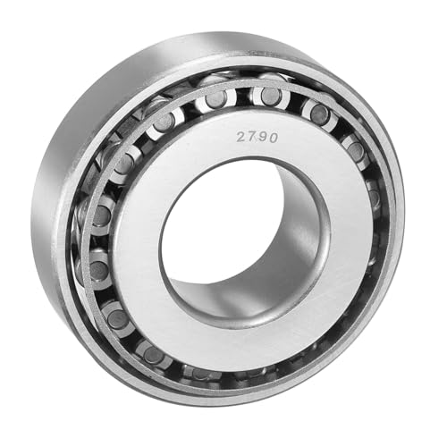 uxcell 2790/2720 Tapered Roller Bearing Cone and Cup Set, 1.3125" Bore x 3" OD x 1.01" Thick, Chrome Steel Taper Bearing Set, ABEC-3 - size: 2790/2720