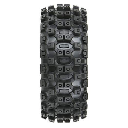 Pro-Line Racing Badlands MX M2 1/8 MTD Mach 10 Black Wheels F/R PRO906721 RC Tire