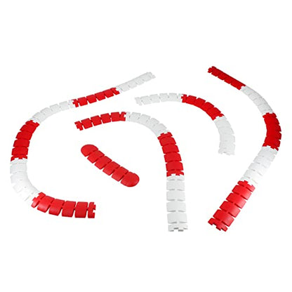 New 60 Pcs Drift Field Fence Drift Track for 1/28 Wltoys K979 K999 Mini-Z Mini-D Rc Car,Soft Silicone Durable Anti-Scratch Drift Runway Race Car Track Decorative Accessories - size: 60 Pcs