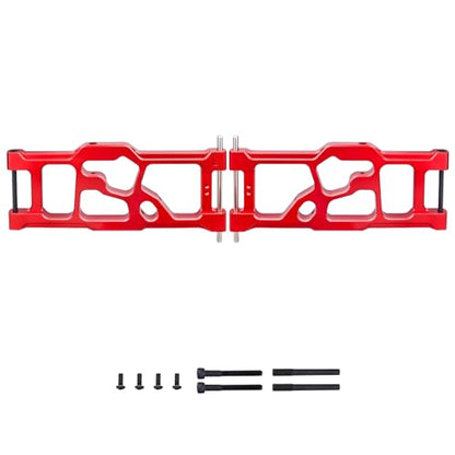 Aluminum Rear Lower Suspension Arms for ARRMA Kraton 8S BLX 1/5 Scale RC Truck (1 Pair), Replaces ARA330590 Upgrades (Red) - color: Red