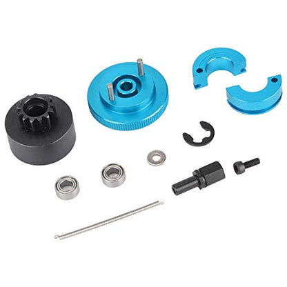 RC Nitro Engine Clutch Set 13T Speed Variator Bell Springs Metalmaterial Blue Red 1:10 Car Buggy Truck Short Course Crawler (Blue)