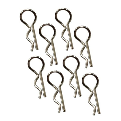 DYNWAVE 8 Pieces RC Car Body Shell Clips Update Parts Lightweight R Clips Accessory for 16103Pro 18103Pro 16301 1/16 1/18 RC Vehicles