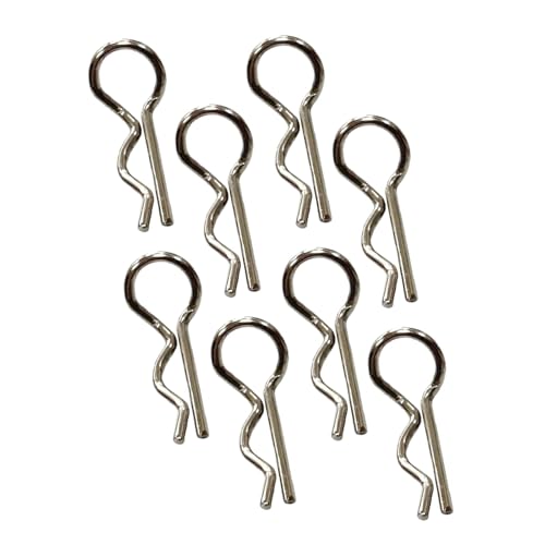 DYNWAVE 8 Pieces RC Car Body Shell Clips Update Parts Lightweight R Clips Accessory for 16103Pro 18103Pro 16301 1/16 1/18 RC Vehicles