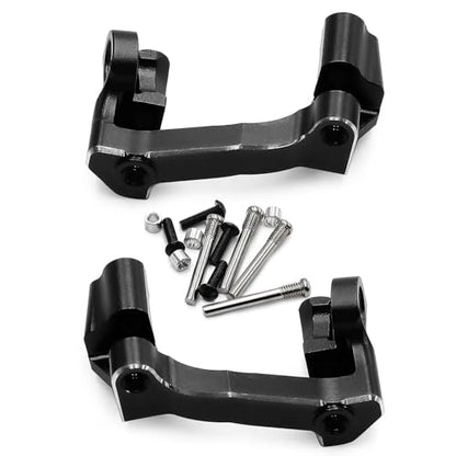 7075 Aluminum C-Hubs for Traxxas 1/16 Mini Maxx & Mini Slash 4X4 Replace 10732 High Strength Lightweight Steering Knuckle Black - color: Black