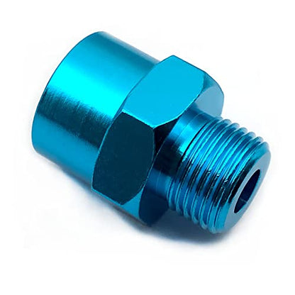 FainWan 4Pcs 12mm to 17mm Wheel Hex Hub Adapter Conversion Extension for 1/10 RC Car Upgrade 1/8 Tires/Off-Road/Short Card/Big Foot tire(Blue)