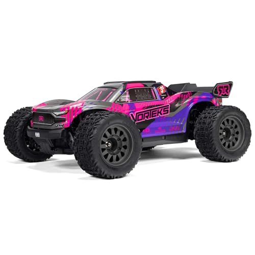 ARRMA RC Truck 1/10 VORTEKS 4X4 223S BLX BRUSHLESS Stadium Truck RTR (Battery and Charger Not Included) with DSC, Purple, ARA4305V4T3 - color: Purple