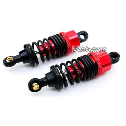 4Pack RC Car 102004 Adjustable Shock Absorber Damper Upgrade Parts Replacement Accessory 68mm For 1/10 RC On Road Drift Rally Car HSP 94102 94122 HPI Losi Axial Tamiya Redcat (Red) - color: Red
