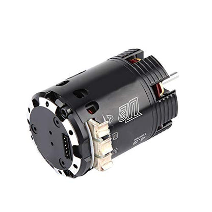 Karlak HighPerformance 540 4.5T V2 Sensored Brushless Motor for 1/10 Electric RC Racing Car Durable Metal Black 1 Piece