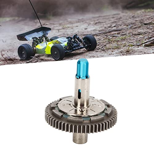 57T RC Clutch Spur Gear Aluminum Steel Slipper Assembly Arrma 1/10 Granit Senton Vorteks Big Rock 1/8 Typhon Upgrade Part (Blue) - color: Blue