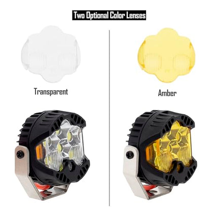 MEUS RACING RC Car LED Lights Kit - 1/10 & 1/8 Scale RC Crawler Accessories for Axial SCX10, Wraith, Traxxas TRX4 & TRX6, Redcat Gen8 Upgrades - style: 4pcs Hive Lights