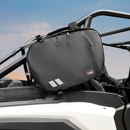 UTV Belt Bag SXS Universal Water Resistant Roll Bar Storage | Fit 1.75-2 In Rollbar; CVT Tool Organizer; Compatible with Maverick X3 Commander Defender Ranger RZR Talon Pionner All Model