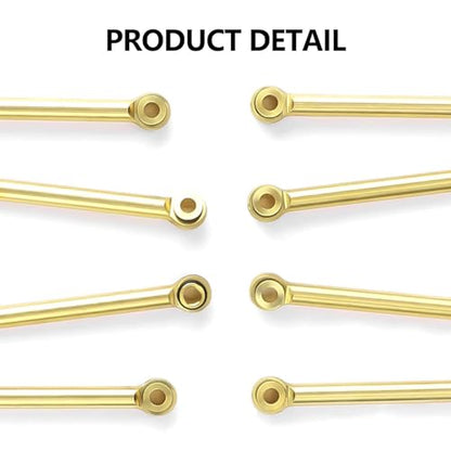 Brass Steering Links High Clearance Chassis Trx4m Links Set CNC for TRX4M Upgrades 1/18 RC Crawler