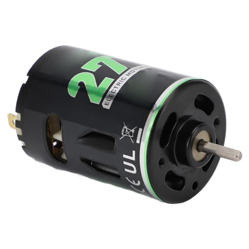 20T Brushed Motor 540 with Blue Heatsink | Replacement for 1/10 RC Off Road Truck, Climbing Buggy, Racing Car (27T) - size: 27T