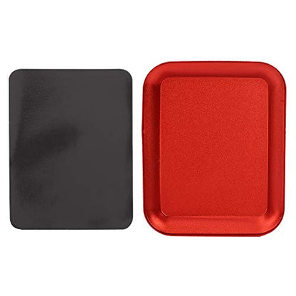 RC Screw Tray Magnetic Parts Holder Small Screw Organizer Storage Tray with Aluminum Alloy for Fuel Vehicle Parts Tools (Red) - color: Red