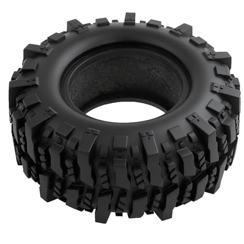 1.9'' Crawler Tires Mud Slingers Tyre OD 3.75'' For 1/12 RC Crawler MJX H12Y+ MN-128 MN82S LC79 1.9'' Beadlock Wheels (Tires) - color: Tires