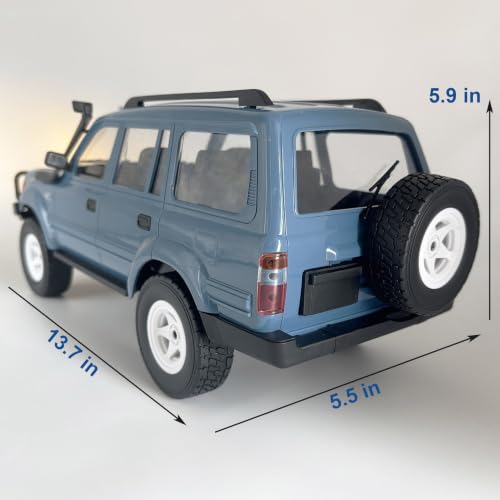 HLSFWDRIVE WPL D54 RC Truck 1/16 Scale Off-Road RC Drift Car 4x4 RTR | Remote Control Truck 4WD 280 Brushed Motor Proportional Control Upgraded Chassis Hobby Car for Adult