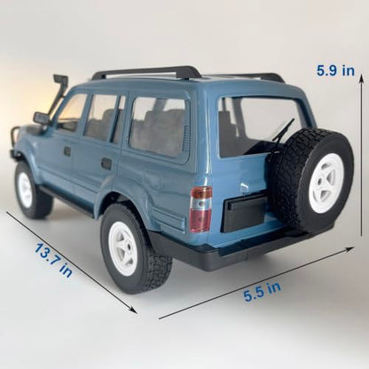 HLSFWDRIVE WPL D54 RC Truck 1/16 Scale Off-Road RC Drift Car 4x4 RTR | Remote Control Truck 4WD 280 Brushed Motor Proportional Control Upgraded Chassis Hobby Car for Adult