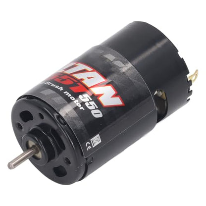 550 55T RC Brushed Motor,High Speed Brushed Motor with 1/3 Reduction Gear Box for 1/14 1/10 RC Crawler Car Truck