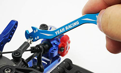 Aluminum 7075 Turnbuckle Wrench 3mm 4mm 5mm 5.5mm Blue / Yeah Racing / YT-0197BU