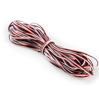 22AWG Servo Cable 50 feet 3-pin Line for Futaba JR RC Servo Hobby Model Aircraft Model Wiring 60 corex0.08mm
