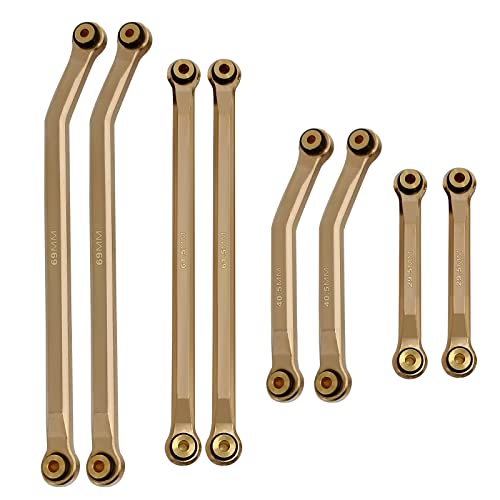 SWX Aluminum Suspension Links for SCX24 1/24 Bronze Crawler | Aluminum Suspension Links, Bronze, SCX24, 1/24 Crawler, Upgrade - color: Bronze