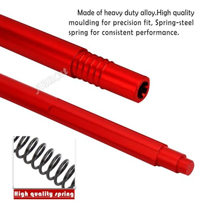 Aluminum Comp Center Slider Driveshaft Upgrades Part for 1/10 Senton 4X4 3S Blx&550, Alloy Centor Drive Shaft for Senton 4X4 3S Blx&550,Red - color: Red-upgrades Driveshaft