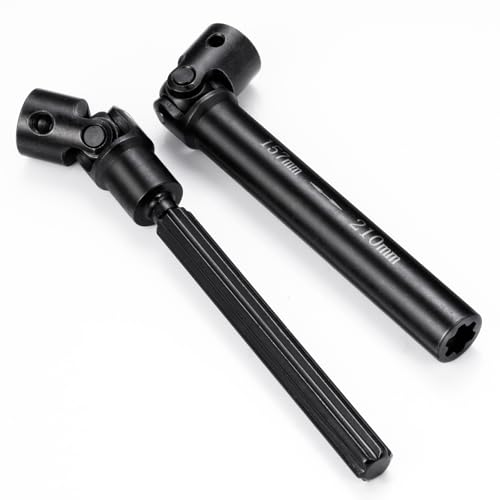 RCLIONS Steel RC Drive Shaft 157-210mm Center Driveshaft for 1/6th AXIAL SCX6 AXI05000 Crawler Car Upgrade Parts