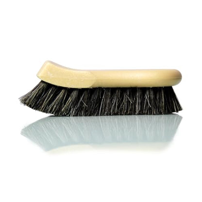 Chemical Guys, Long Bristle Horsehair Leather Cleaning Brush for Interiors | Soft horsehair bristles gently clean leather seats, furniture, sneakers and boots without scratching - size: Brush