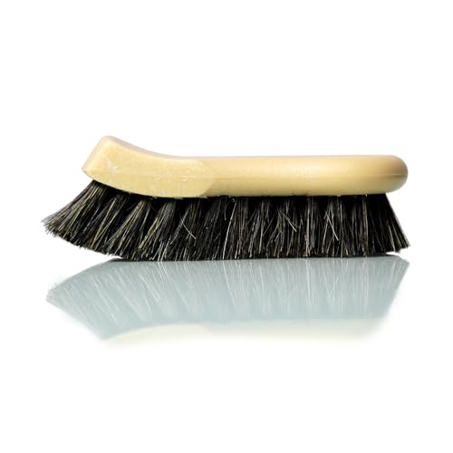 Chemical Guys Long Bristle Horse Hair Leather Cleaning Brush - Leather Brush to Gently Clean Car Interiors,Furniture,Sneakers,Boots,and More - Safe for Natural,Synthetic,Faux,and Pleather,(Pack of 12) - size: Brush (Pack of 12)