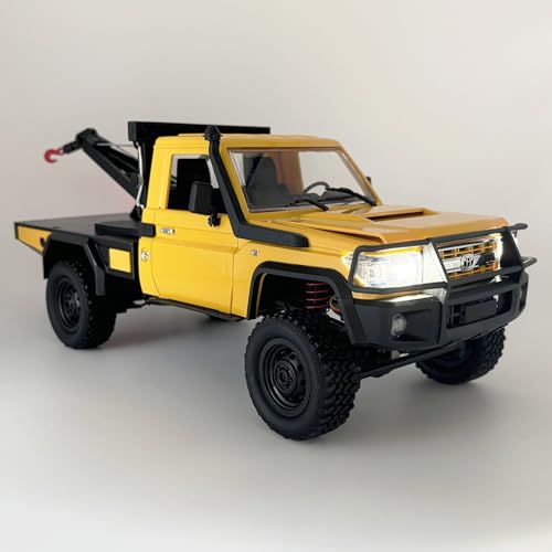 WPLDEWAN MN82T RC Rock Crawler RC Truck 4x4 1/12 Scale All Terrain | Remote Control Pickup with Crane Hook RTR Proportional Throttle Steering 280 Motor Hobby Car Adult