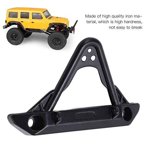 RC Front Bumper 1/24 Metal Bumper with Lights and Mounting SCX24 Accessories Replacement for Axial SCX24 1:24